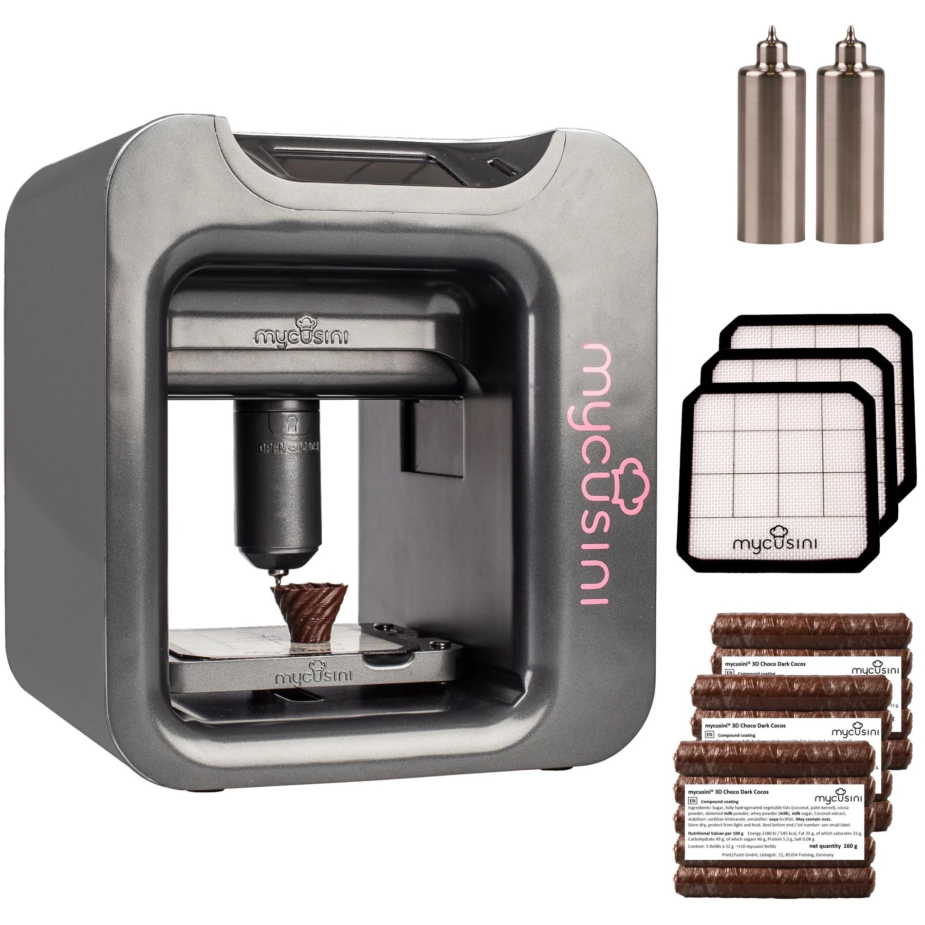 mycusini® 2.0 3D Schokoladendrucker Comfort